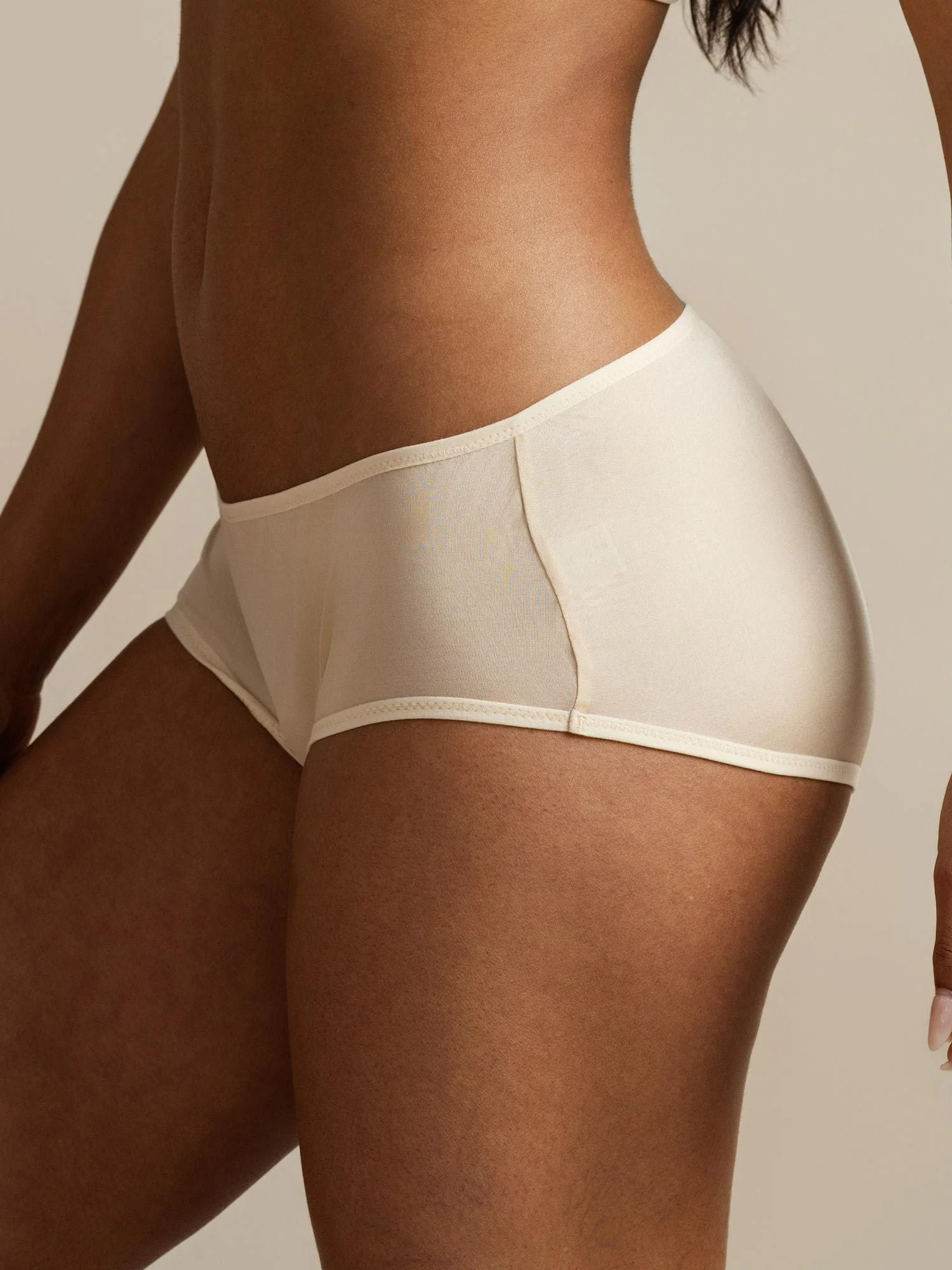 Pure Zijde Comfort Casual Hipster Boyshort Slip - Image 25