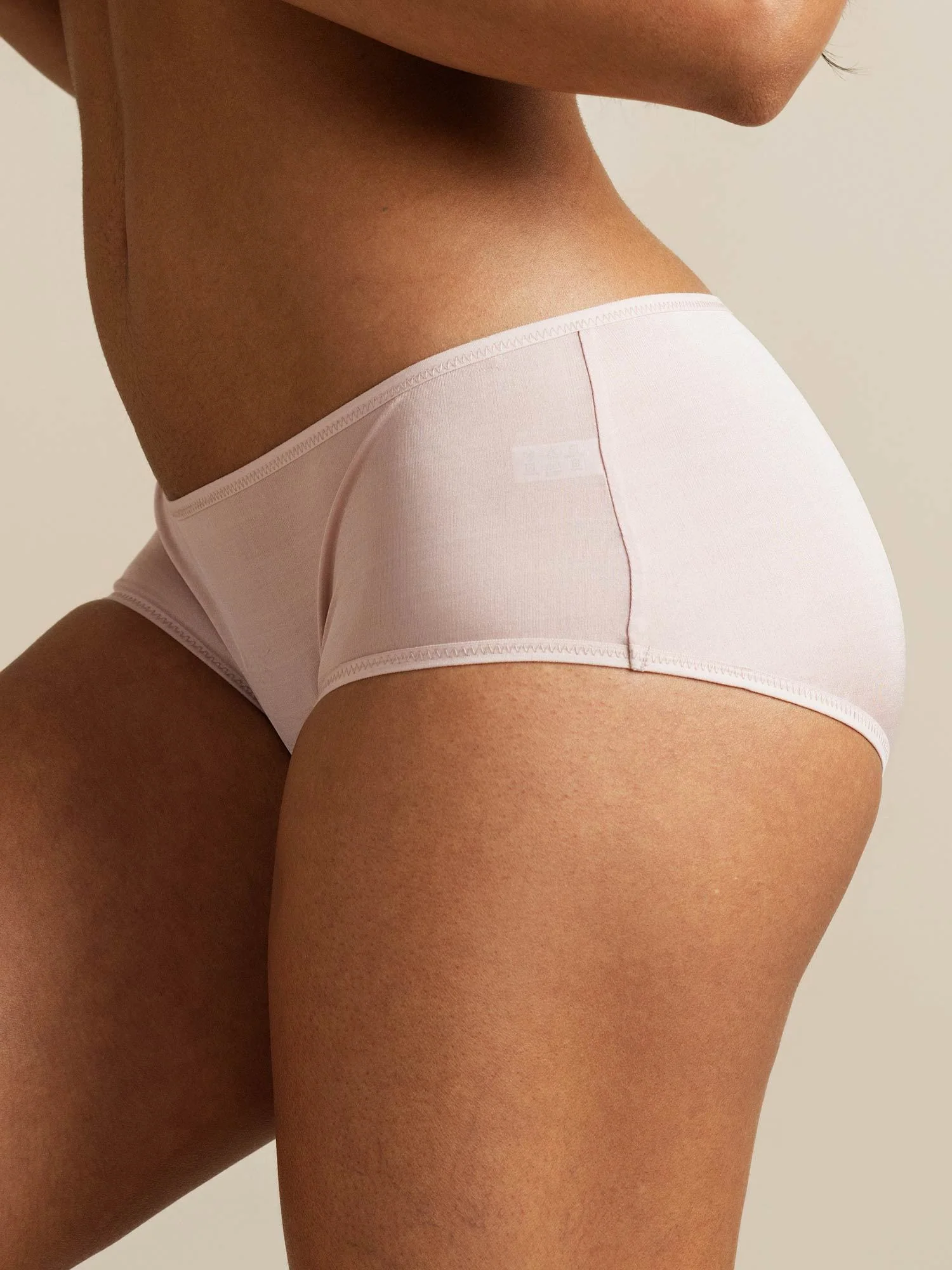Pure Zijde Comfort Casual Hipster Boyshort Slip - Image 5