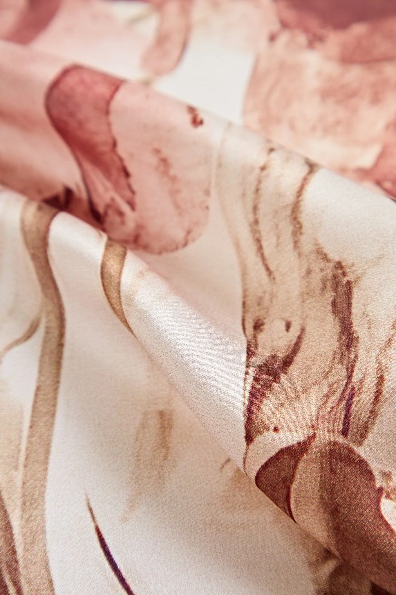 Pure Silk Bloem Motief Vierkante Sjaal met Gouden Rand 53*53 cm - Image 5