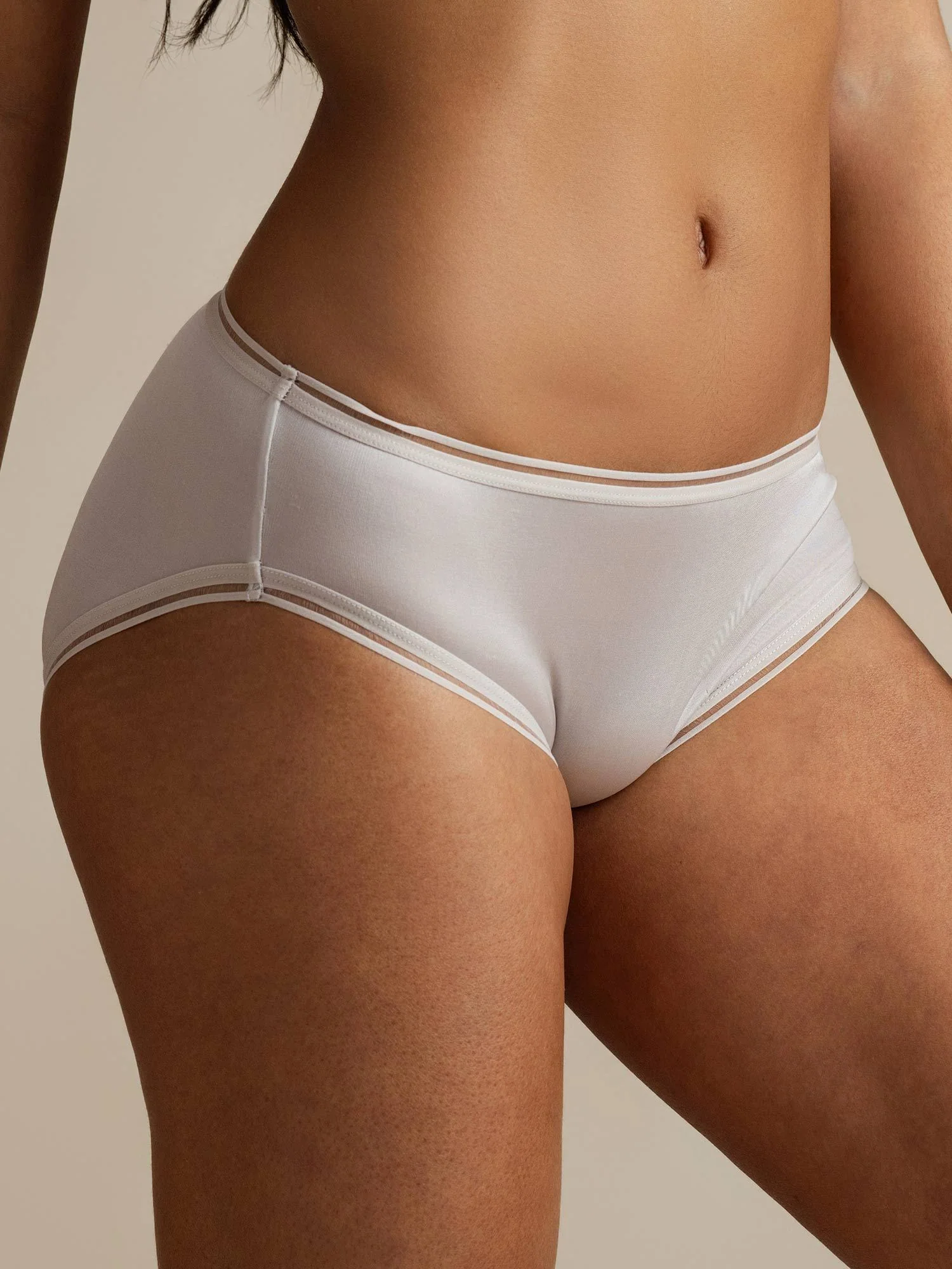 Pure Zijde Gesmolten Rand Panty - Image 12