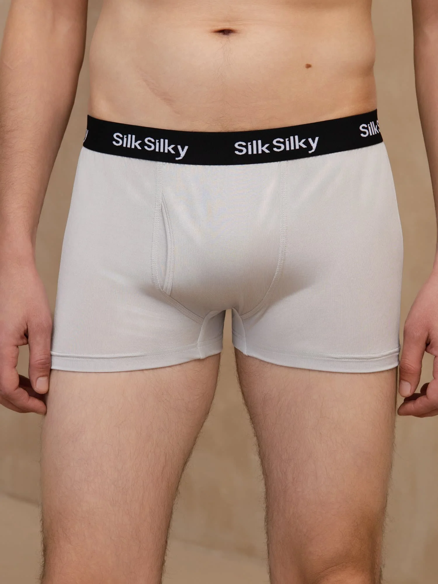 Pure Zijde Heren Comfort Ademend Boxer Brief Onderbroek - Image 3