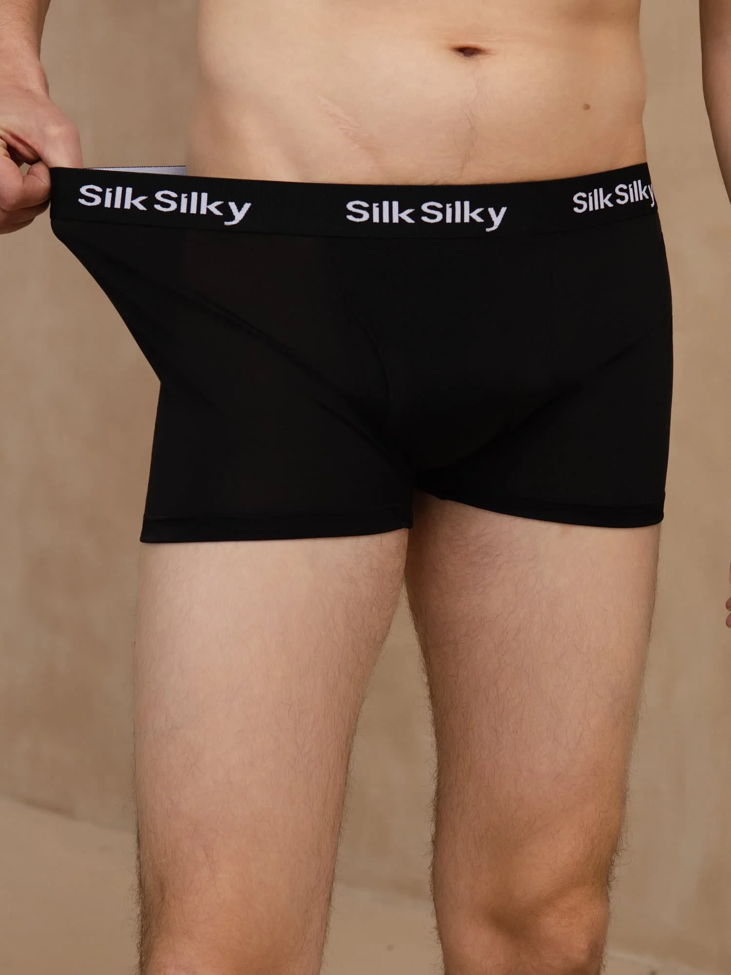 Pure Zijde Heren Comfort Ademend Boxer Brief Onderbroek - Image 7