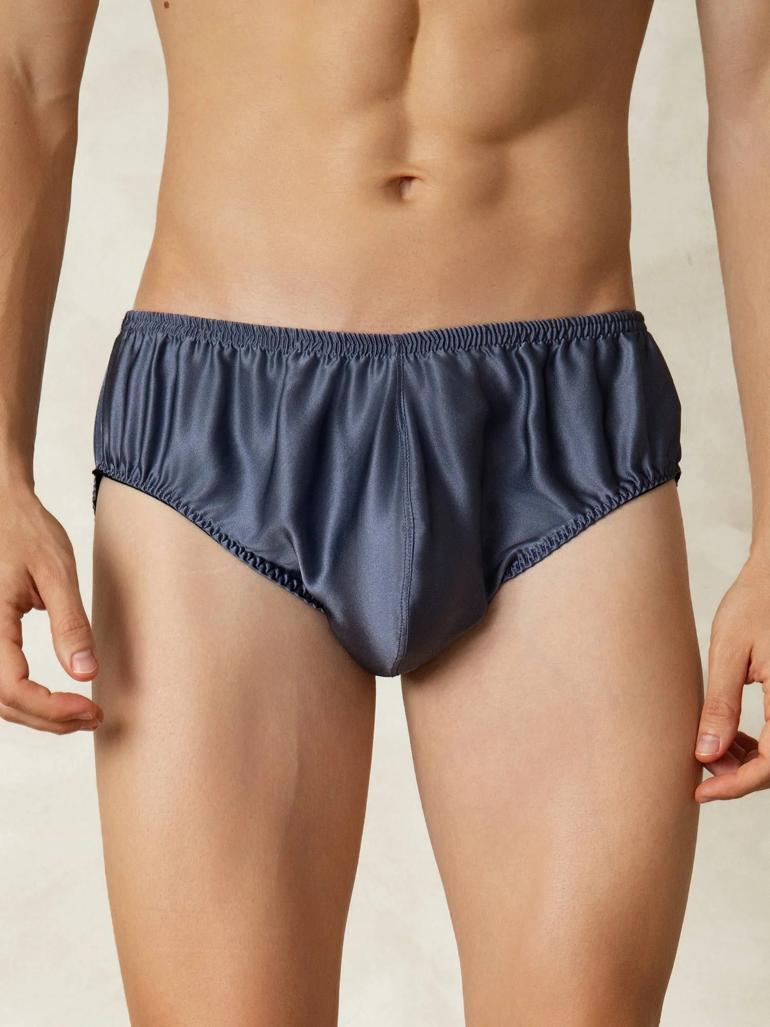 Heren Ondergoed Van Zuivere Zijde Met Elastische Tailleband - Image 11