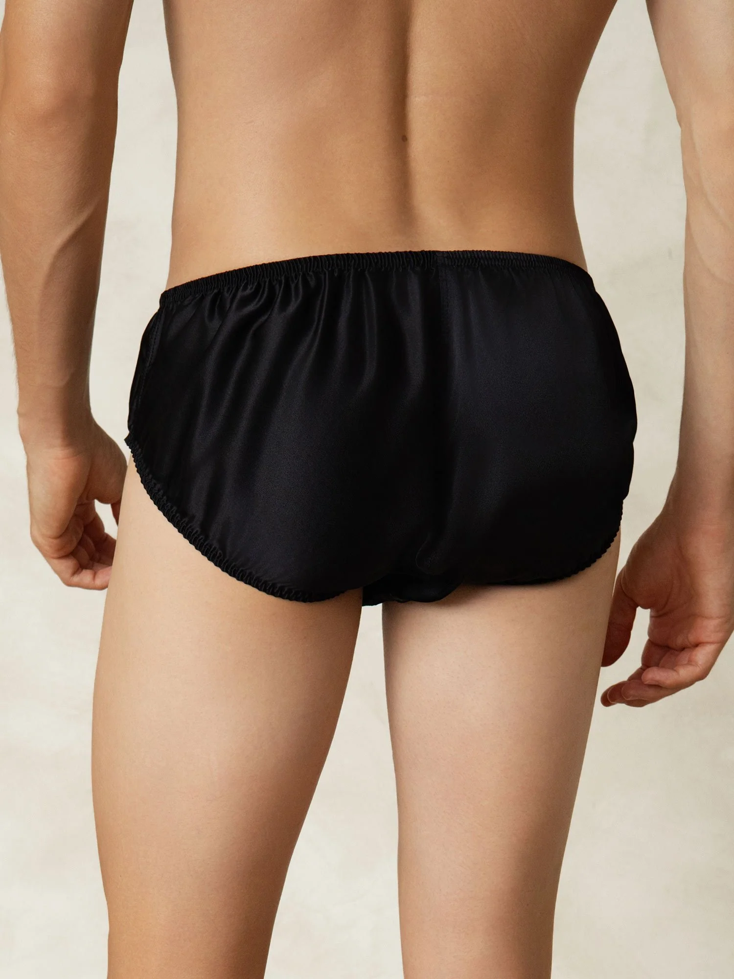 Heren Ondergoed Van Zuivere Zijde Met Elastische Tailleband - Image 2
