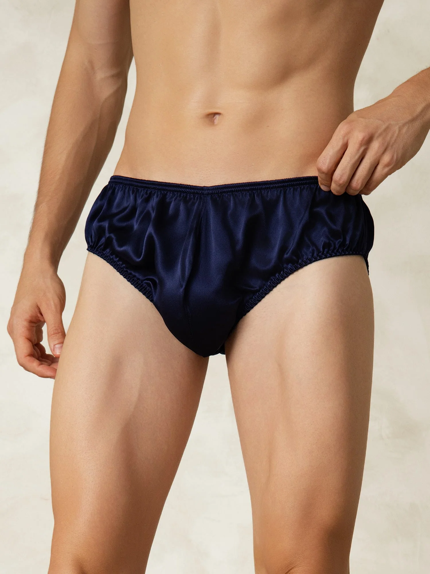 Heren Ondergoed Van Zuivere Zijde Met Elastische Tailleband - Image 6