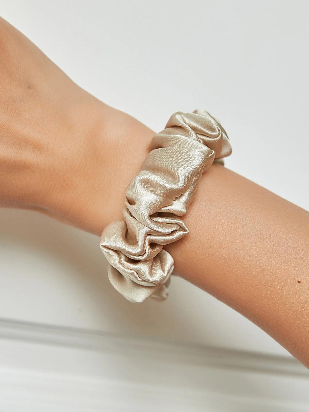 Pure Zijde Zachte Klassieke Haar Scrunchie - 2cm - Image 29