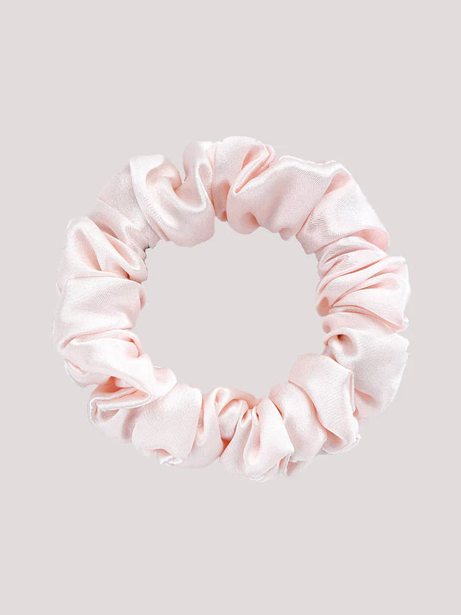 Pure Zijde Zachte Klassieke Haar Scrunchie - 2cm - Image 49