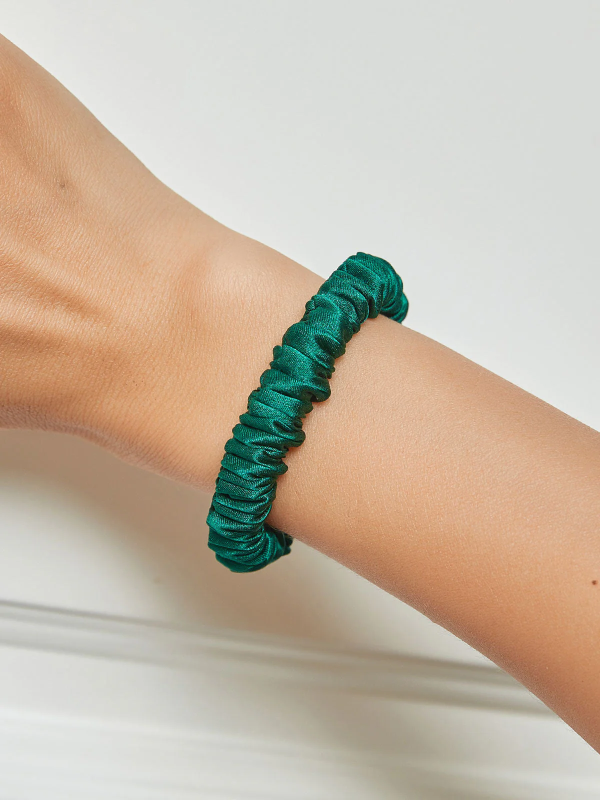 Pure Zijde Zachte Dunne Haar Scrunchie - 1cm - Image 37