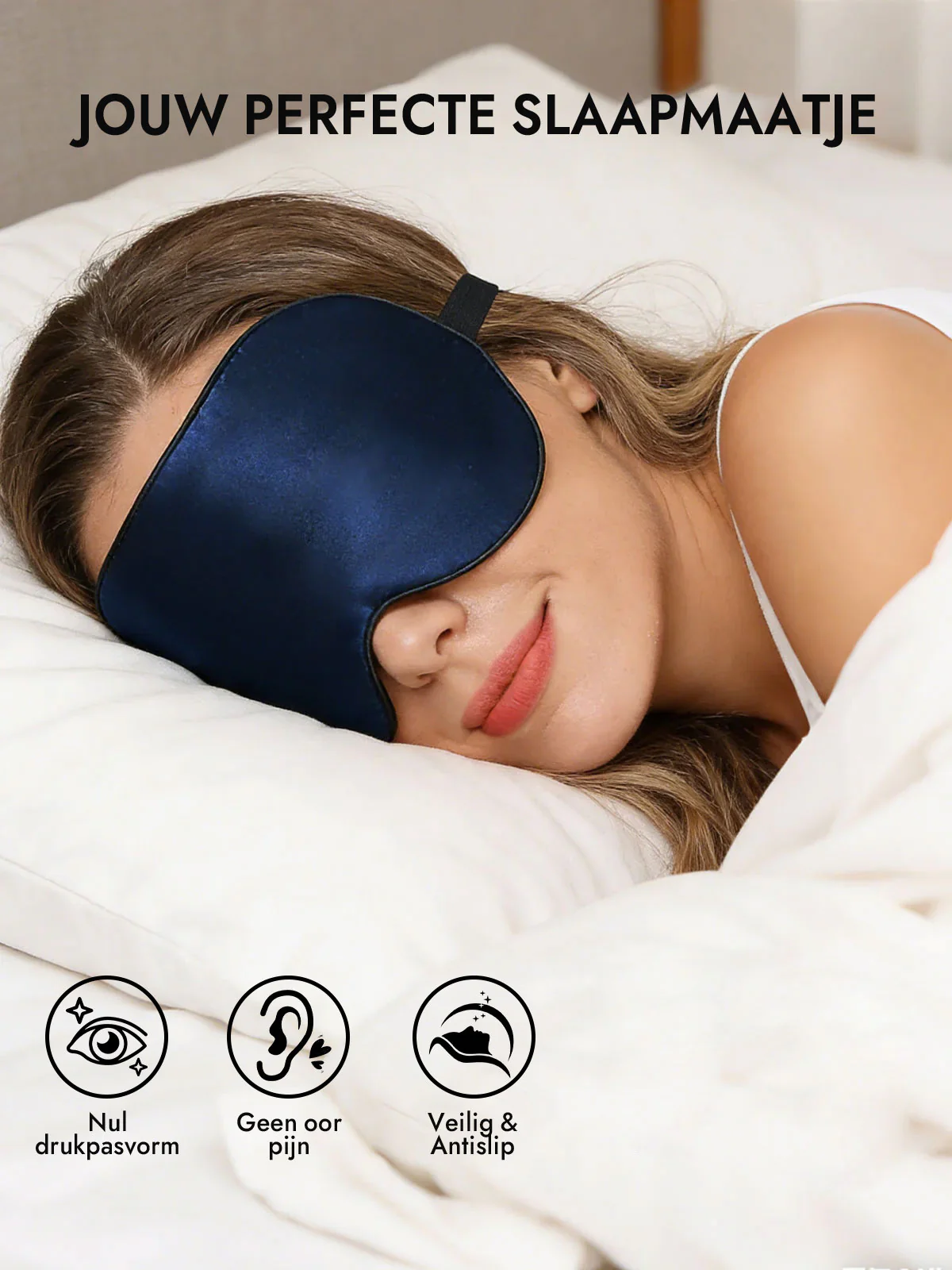 Zijde Elastische Band Slaap Oogmasker - Image 11