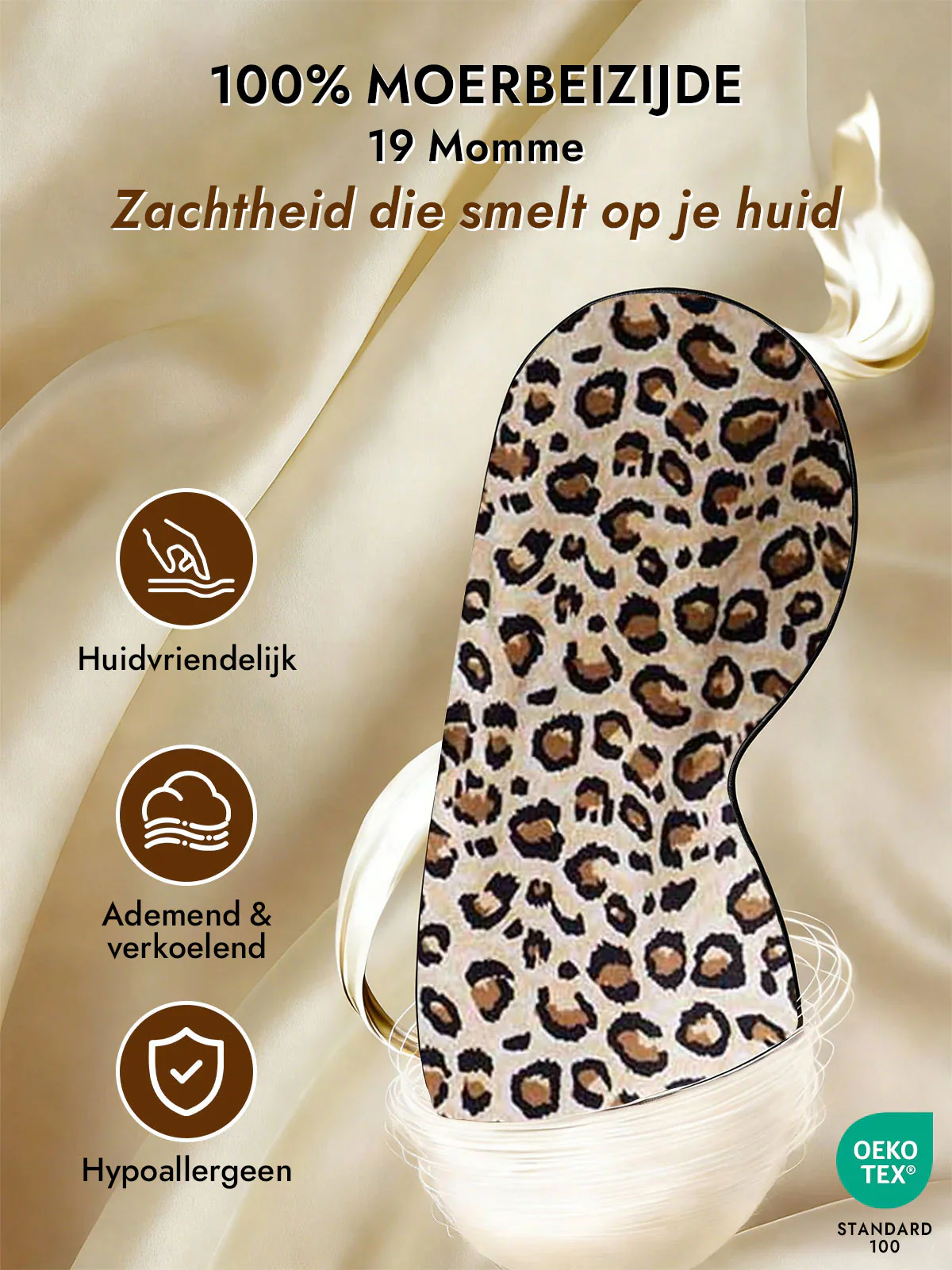 Zijde Elastische Band Slaap Oogmasker - Image 15