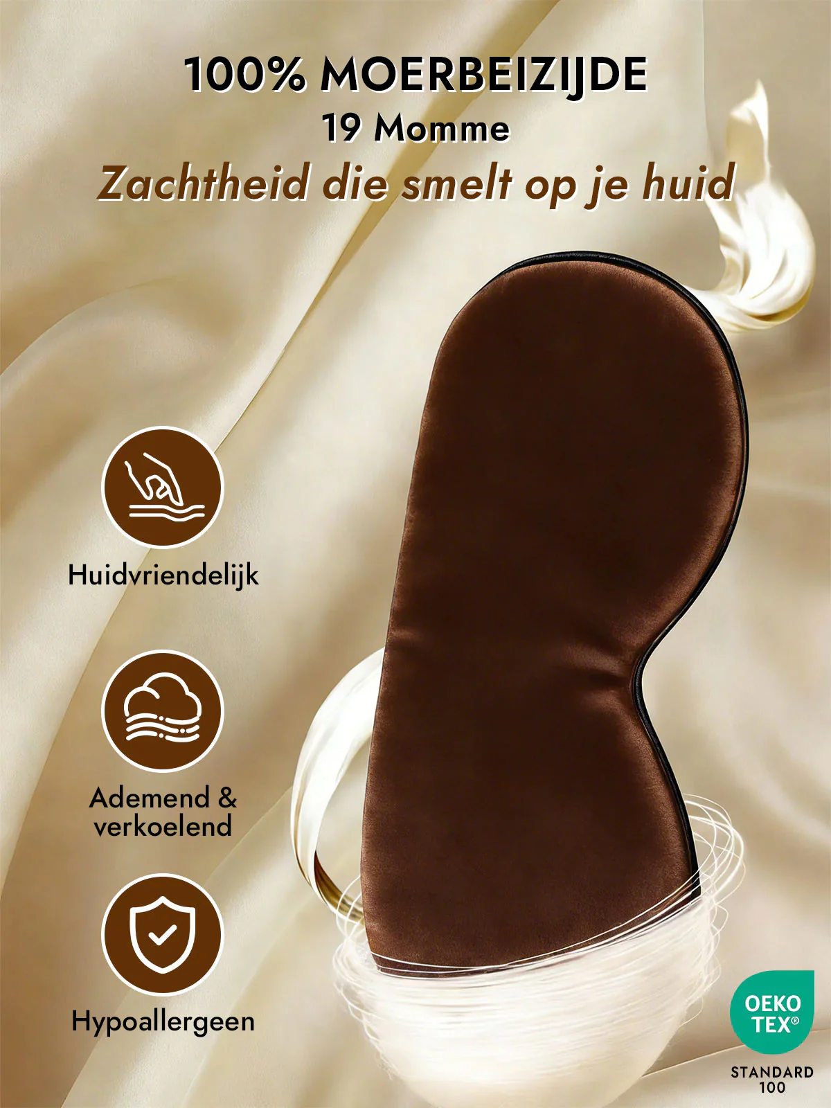 Zijde Elastische Band Slaap Oogmasker - Image 21