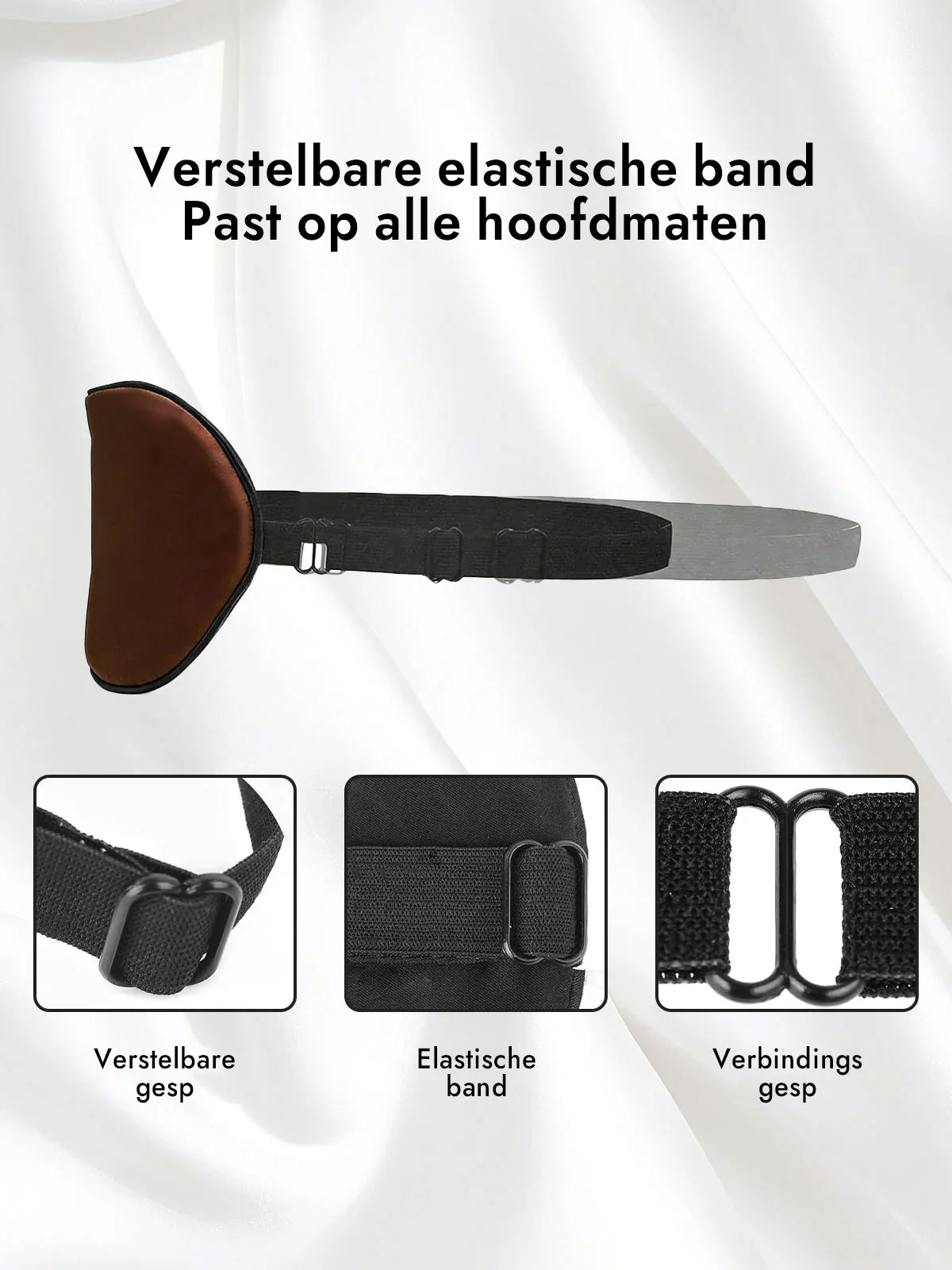 Zijde Elastische Band Slaap Oogmasker - Image 22
