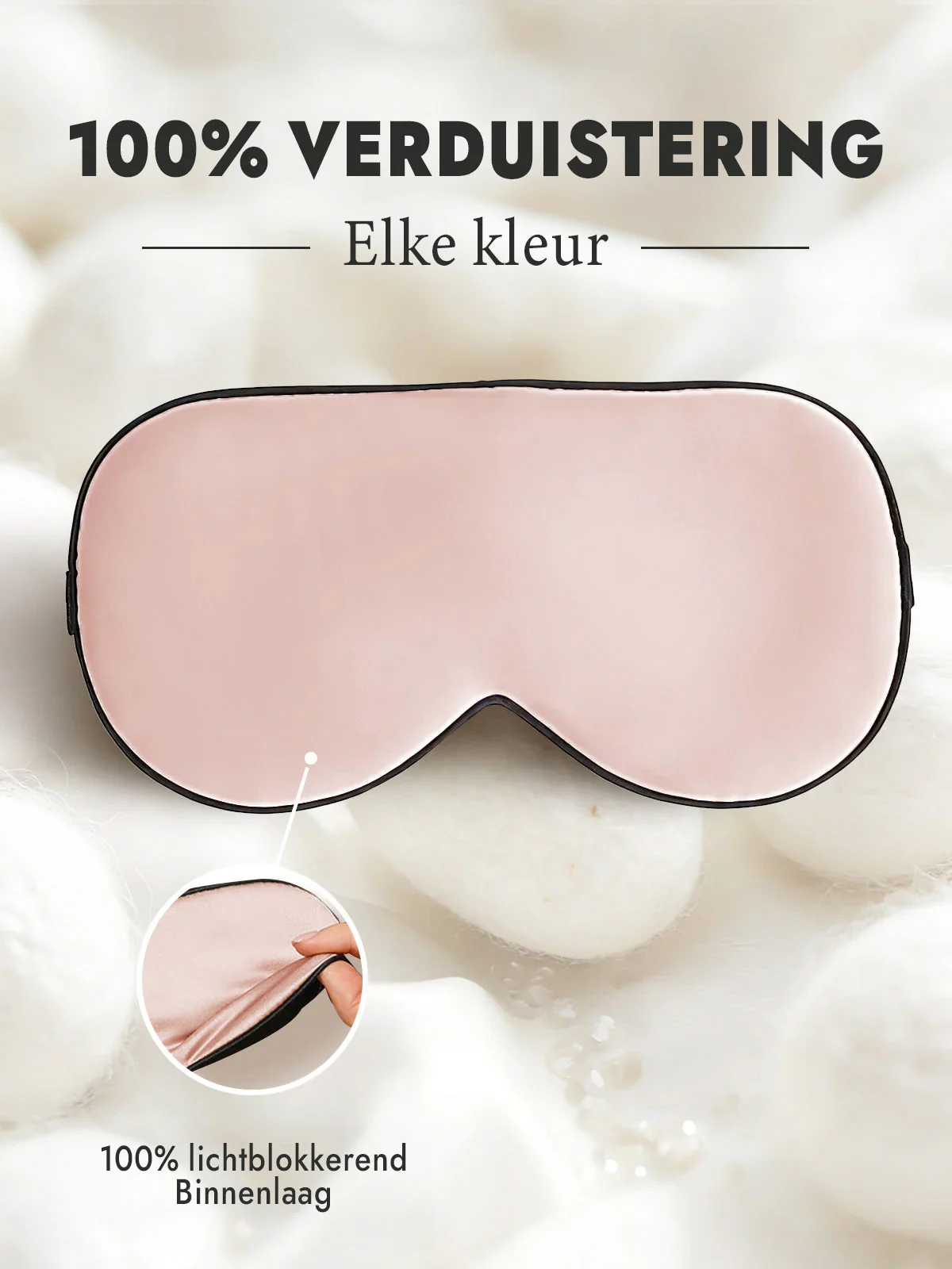 Zijde Elastische Band Slaap Oogmasker - Image 25