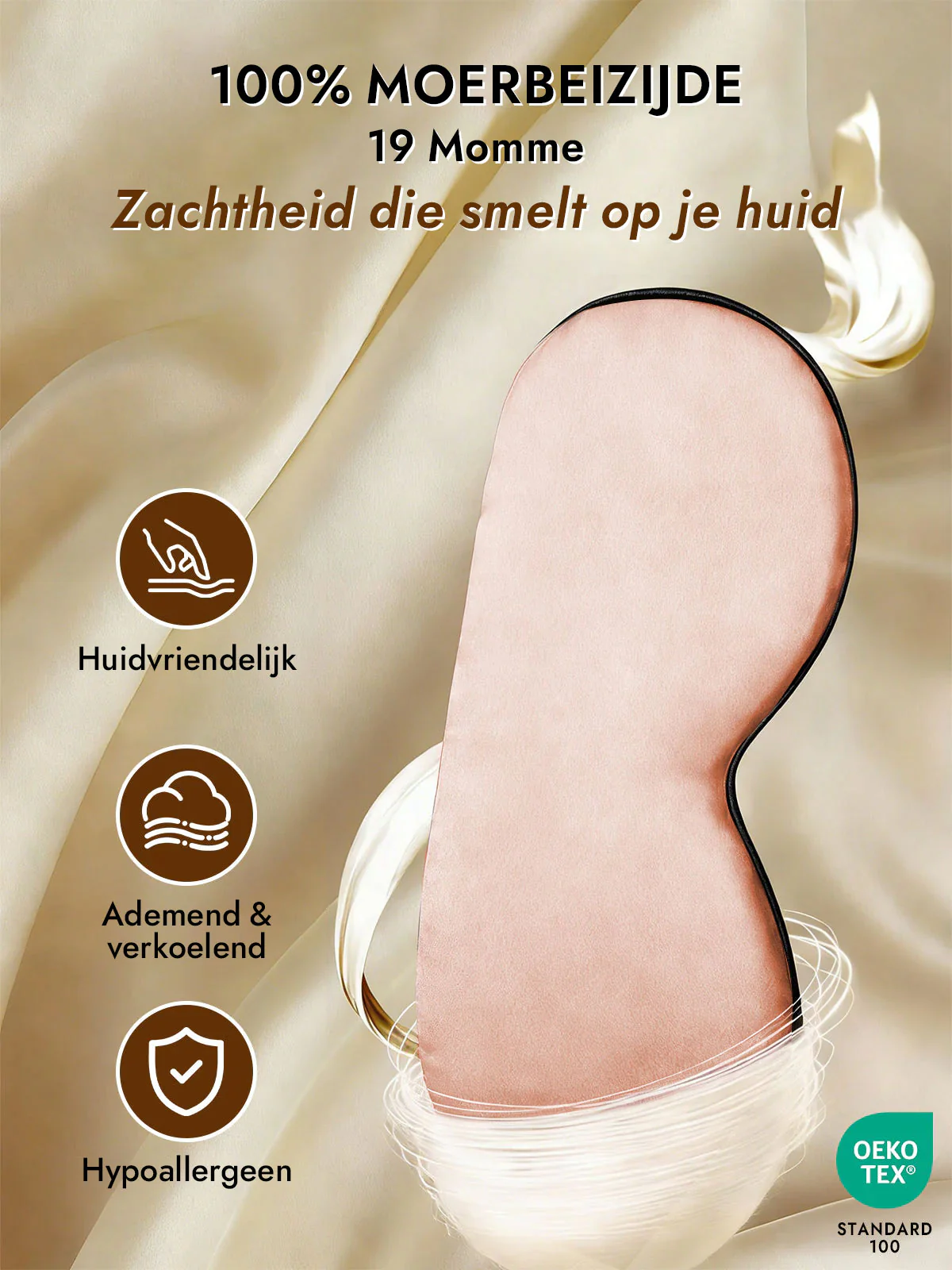 Zijde Elastische Band Slaap Oogmasker - Image 27
