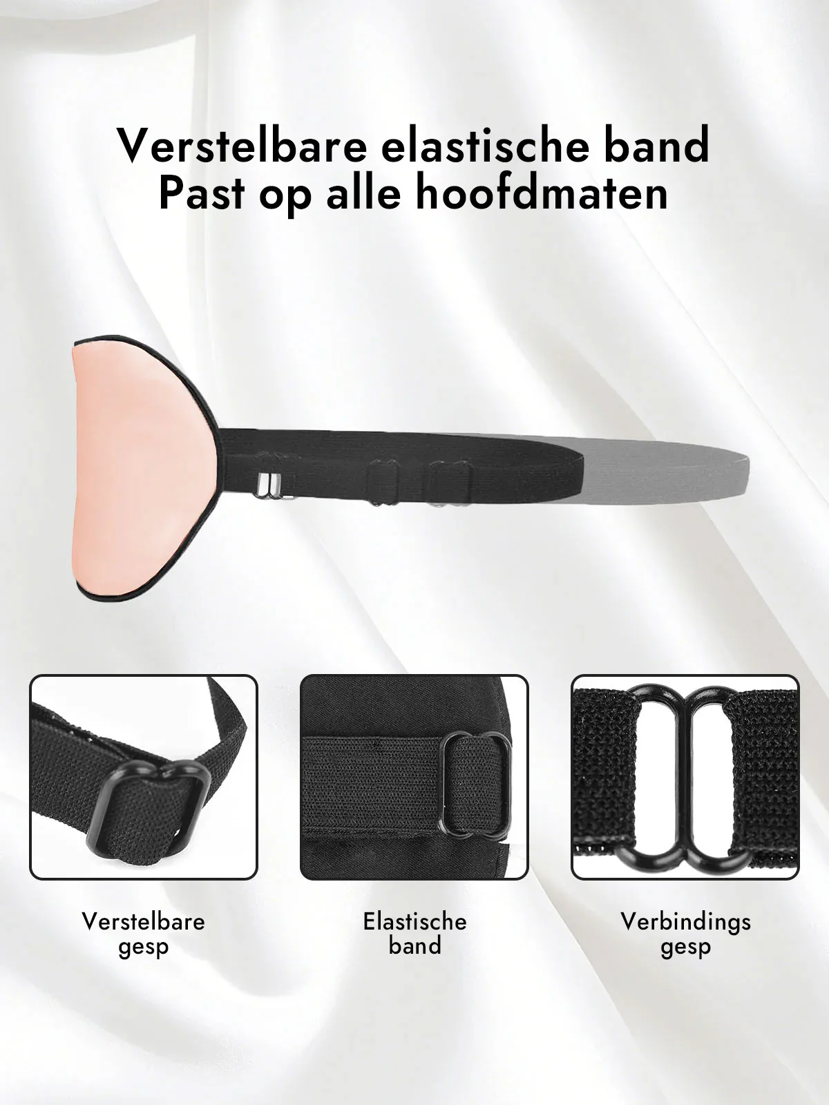 Zijde Elastische Band Slaap Oogmasker - Image 28