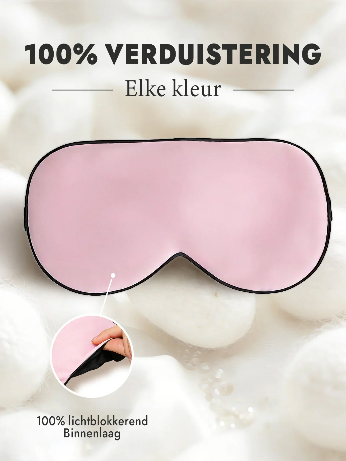 Zijde Elastische Band Slaap Oogmasker - Image 31