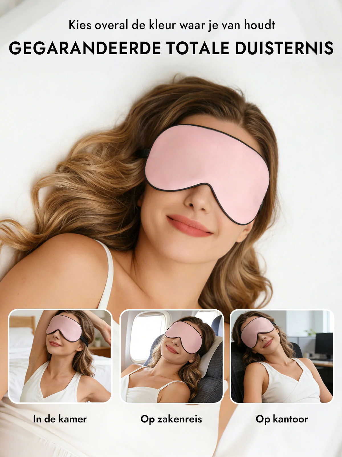 Zijde Elastische Band Slaap Oogmasker - Image 36