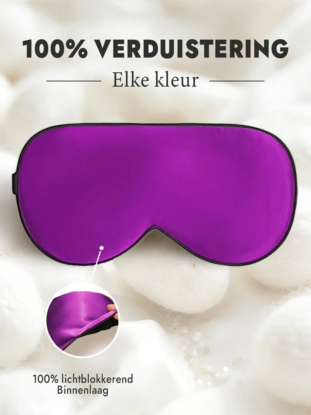 Zijde Elastische Band Slaap Oogmasker - Image 37