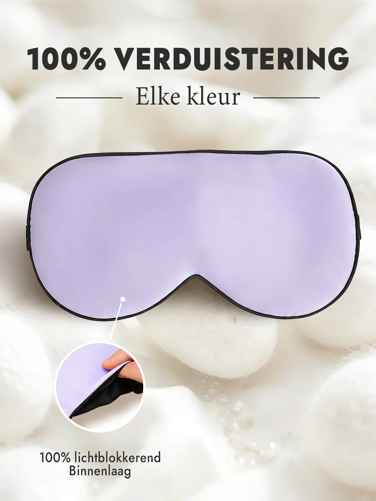 Zijde Elastische Band Slaap Oogmasker - Image 43