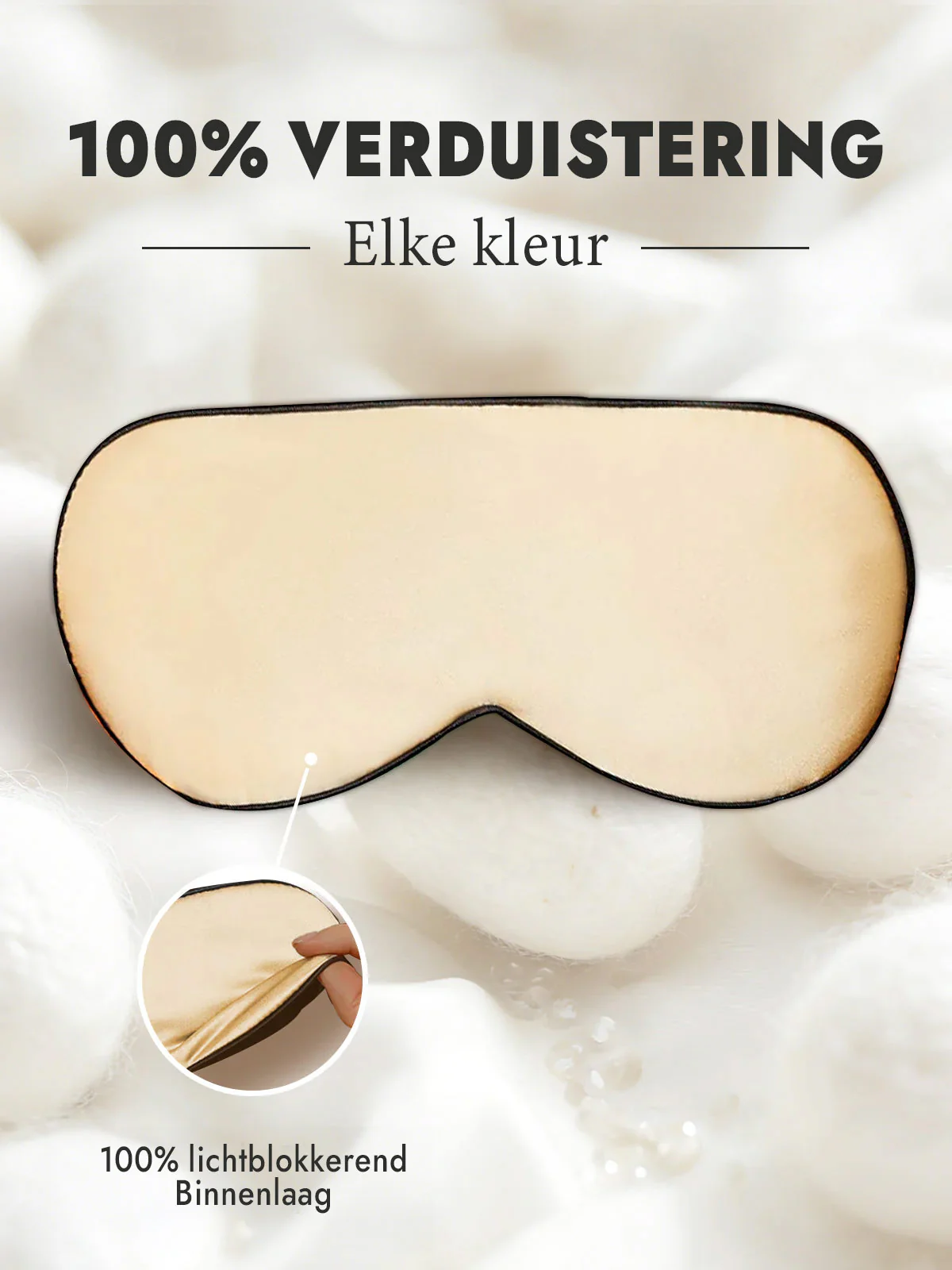 Zijde Elastische Band Slaap Oogmasker - Image 49
