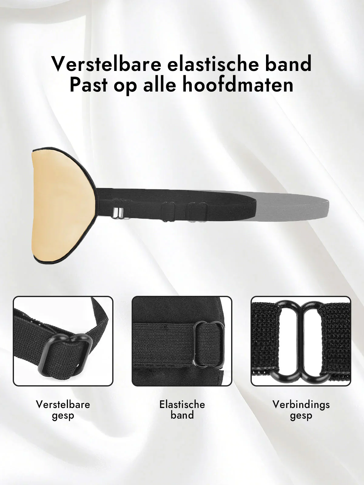 Zijde Elastische Band Slaap Oogmasker - Image 52