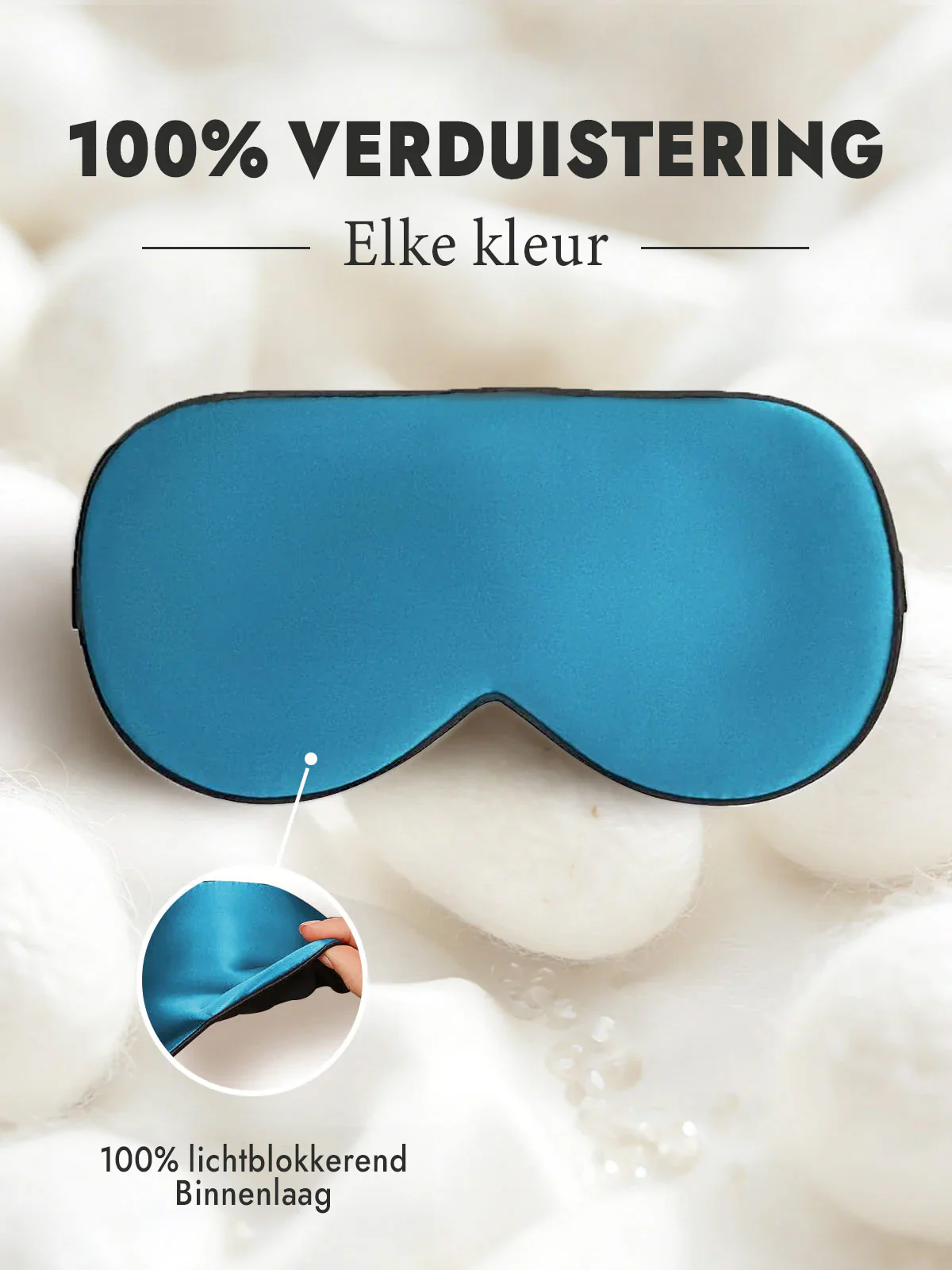 Zijde Elastische Band Slaap Oogmasker - Image 55