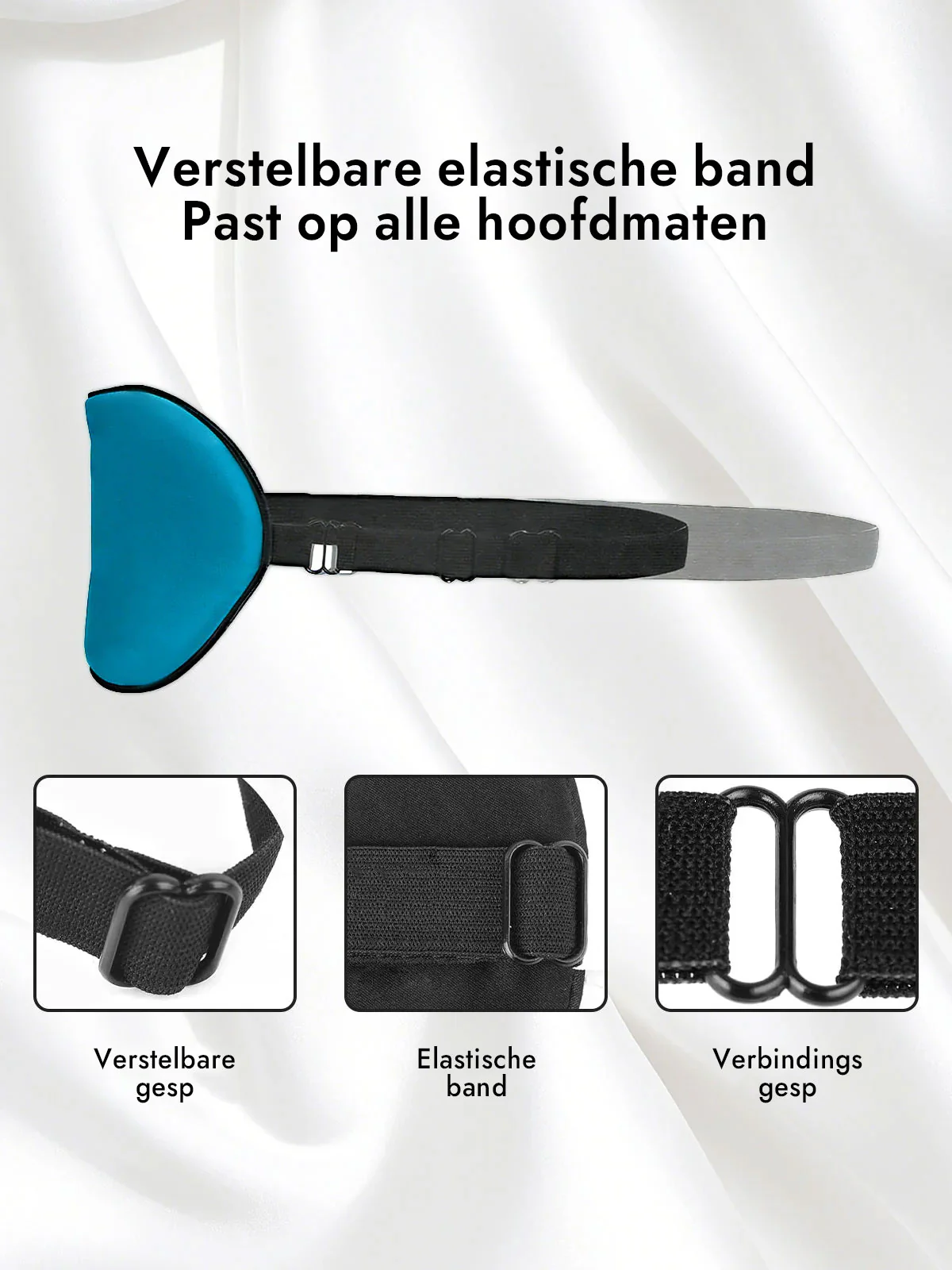 Zijde Elastische Band Slaap Oogmasker - Image 58