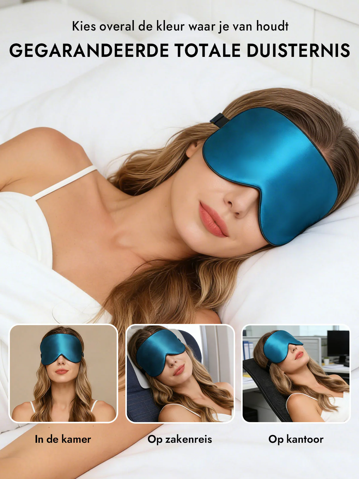 Zijde Elastische Band Slaap Oogmasker - Image 60