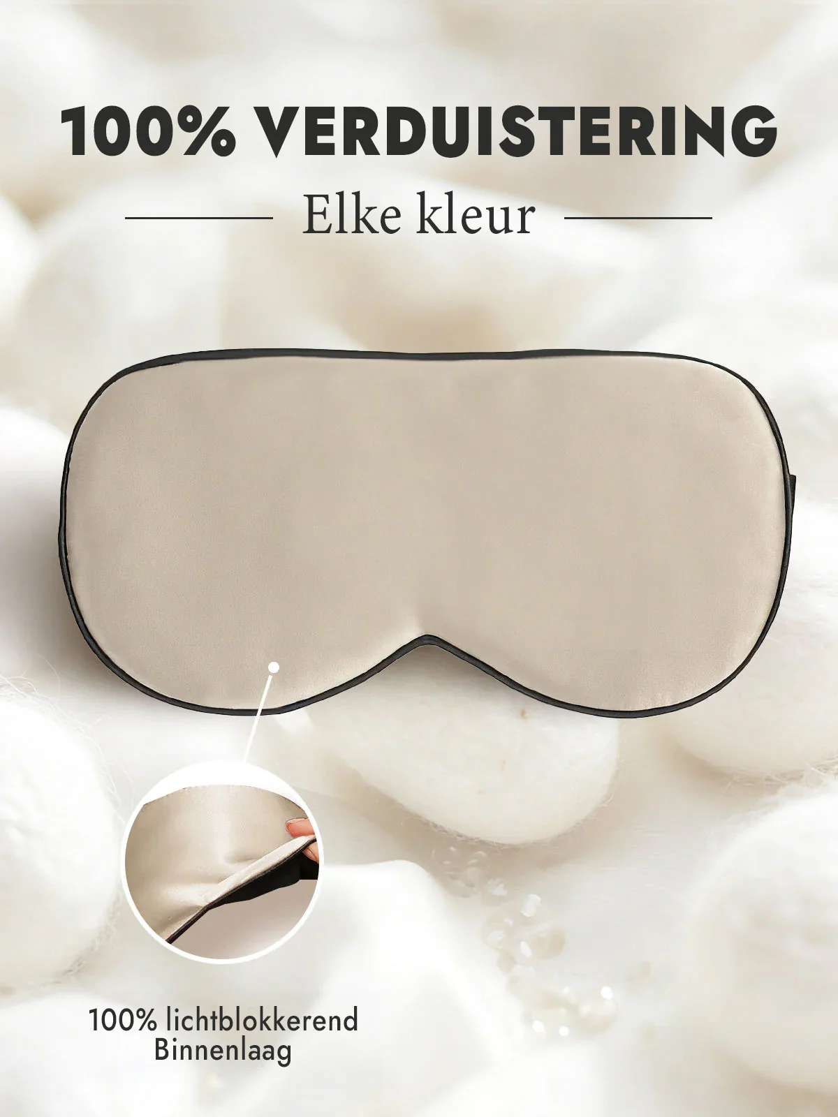 Zijde Elastische Band Slaap Oogmasker - Image 61