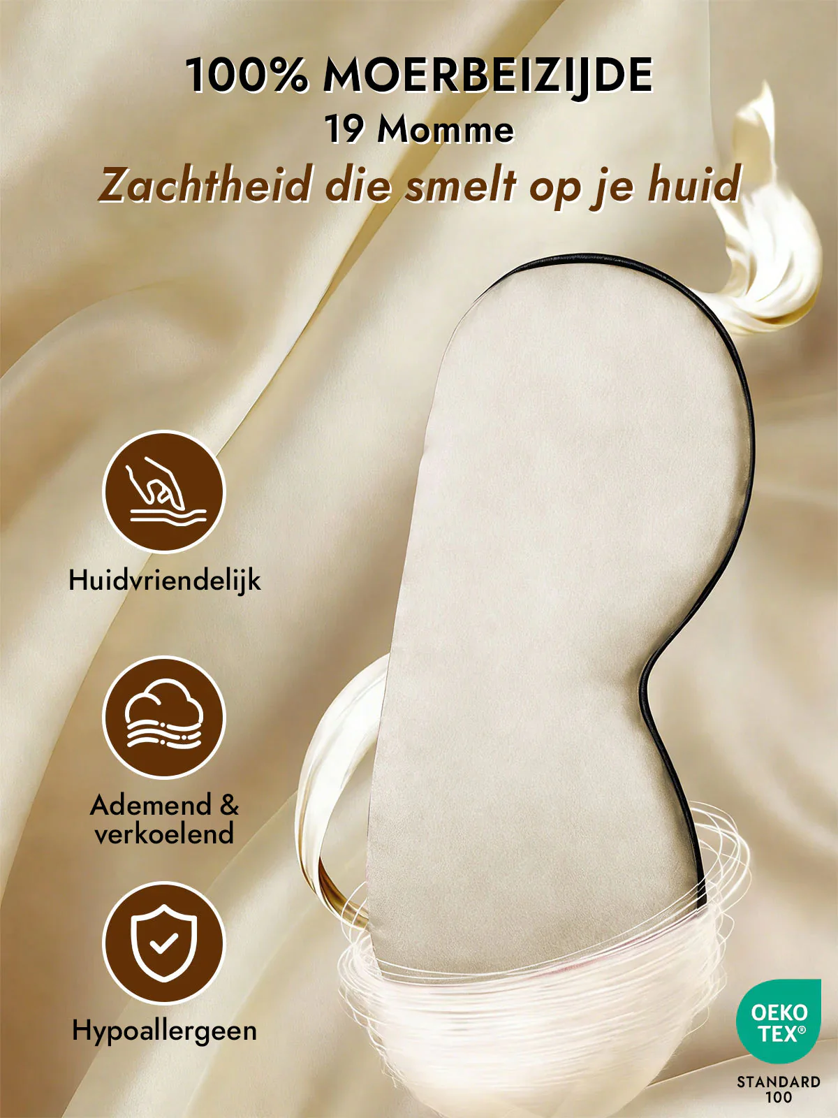 Zijde Elastische Band Slaap Oogmasker - Image 63