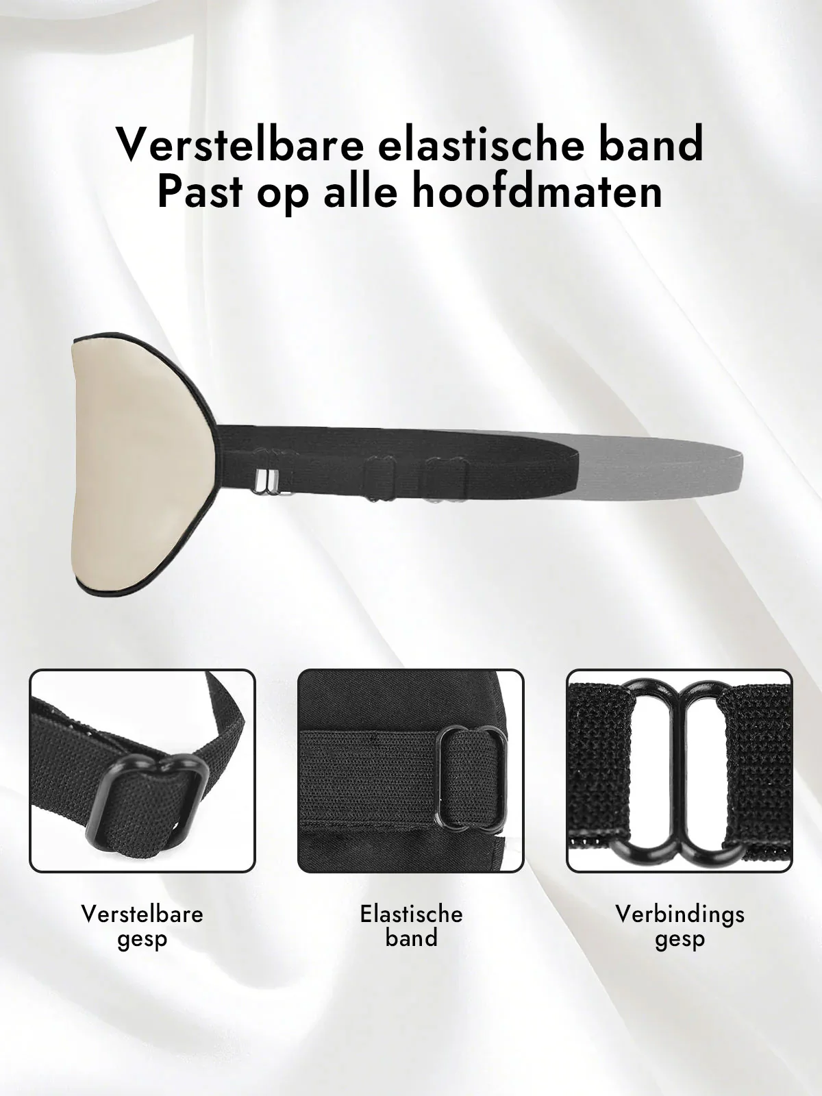 Zijde Elastische Band Slaap Oogmasker - Image 64