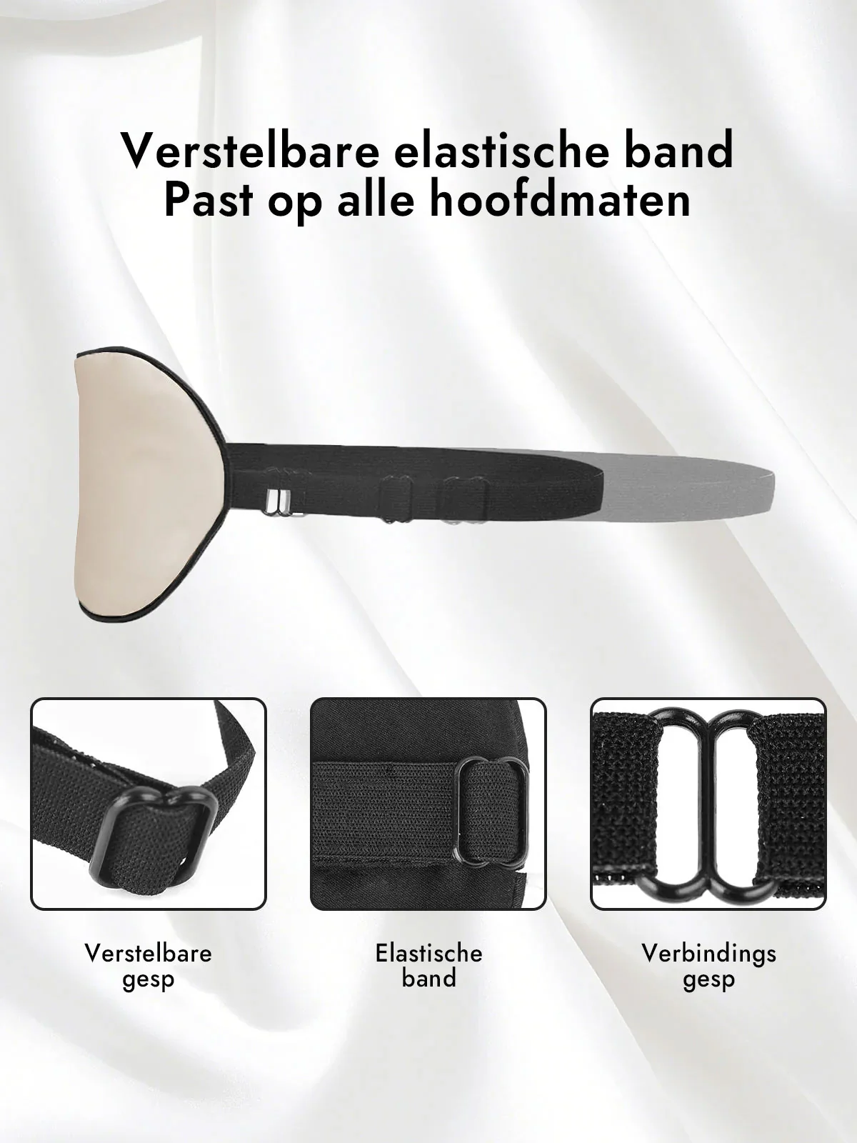Zijde Elastische Band Slaap Oogmasker - Image 70