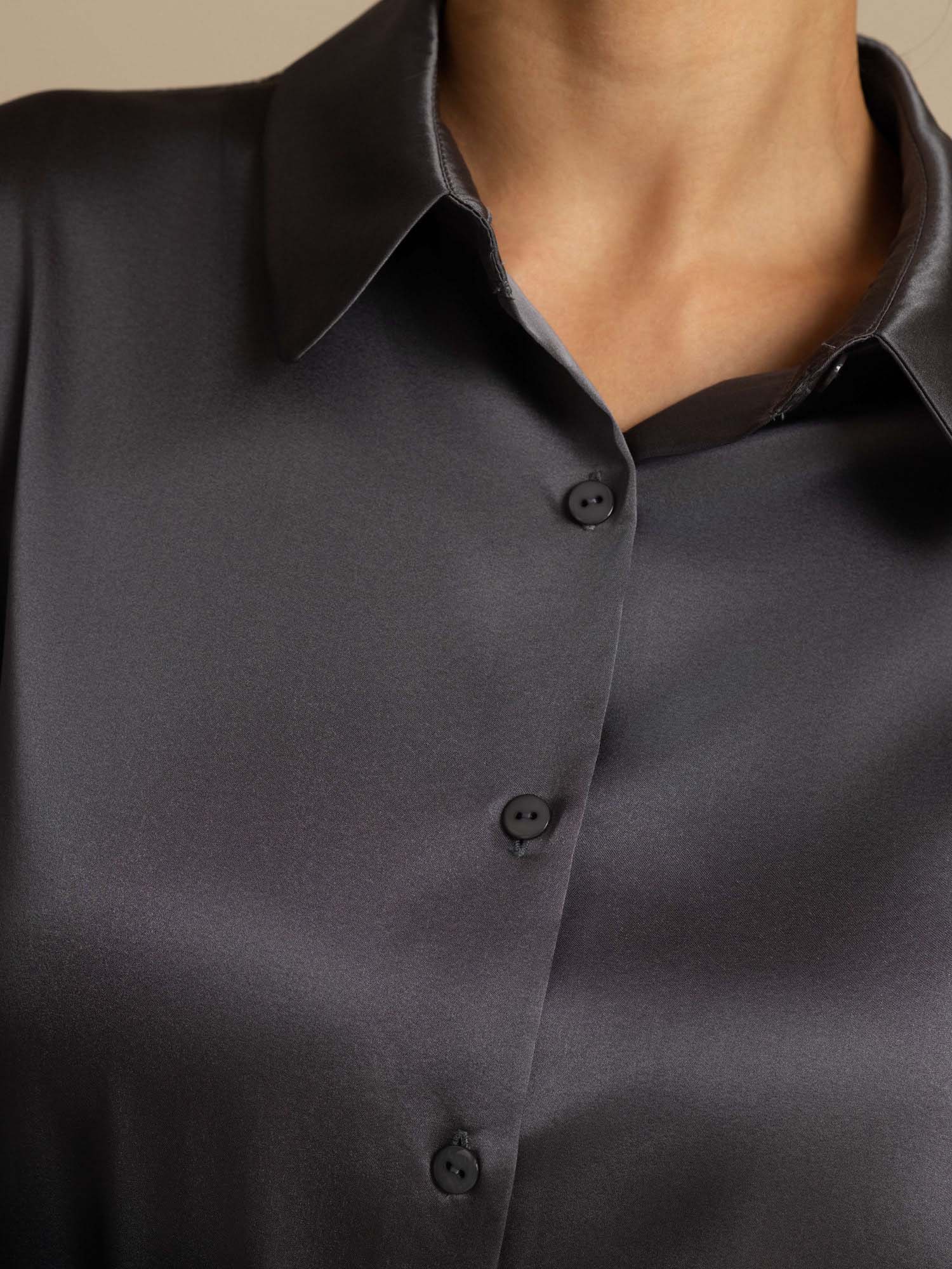 Zijden Basic Military Lapel Shirt - Image 72