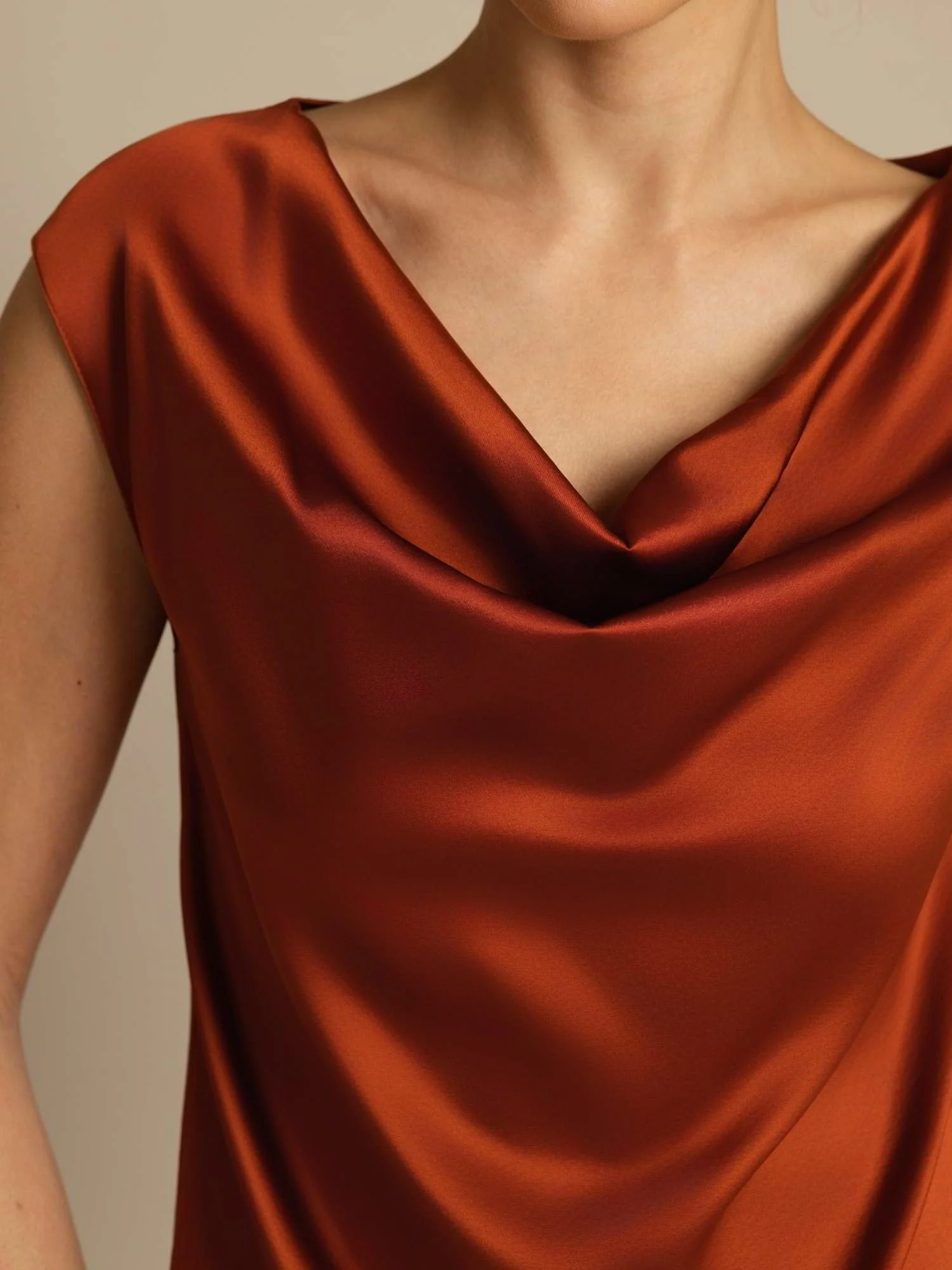 19Momme Zijde Coltrui Met Capmouwen Blouse - Image 39