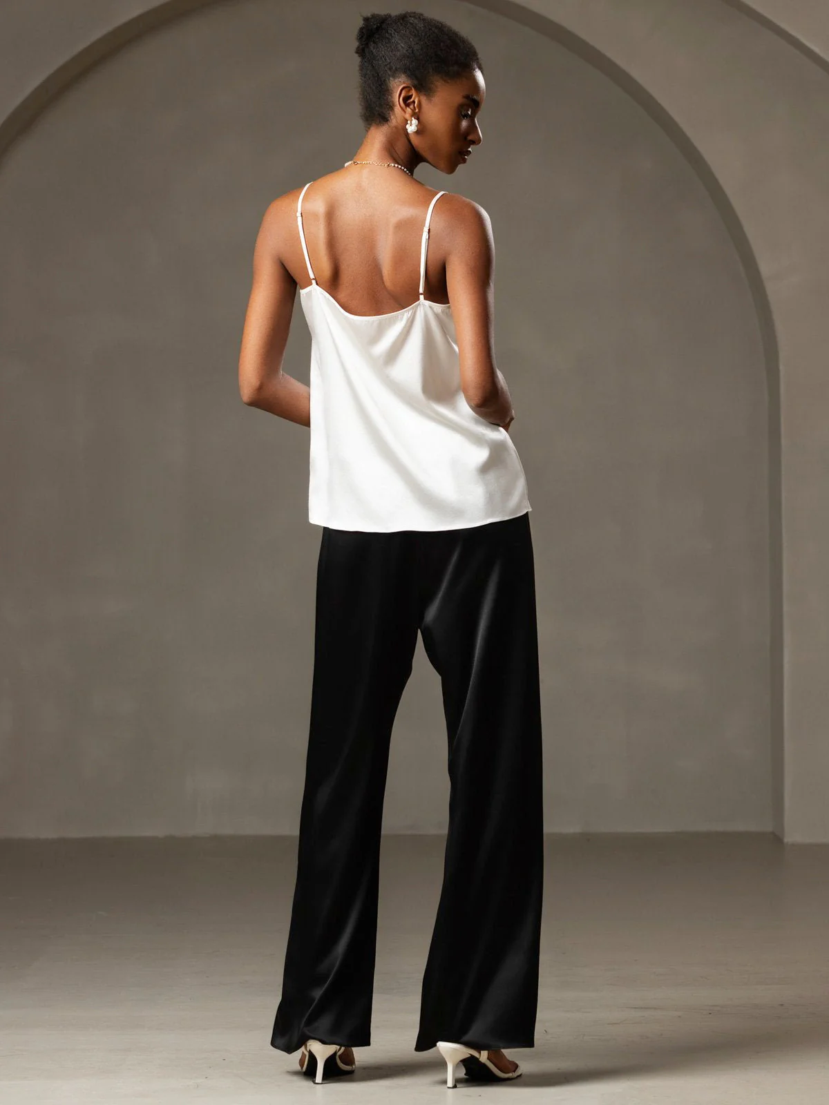 19Momme Zijden Spaghettiband Camisole-top - Image 19